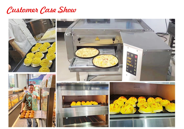 Bakery Equipmen Kitchen Catering Equipment Commercial Industrial Use Luxury 3 Deck 9 Trays Bread Cake Pizza Baking Machine Gas Deck Oven