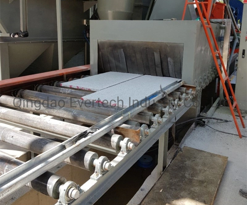 Roller Conveyor Stone Marble Granite Shot Blasting Machine for Sale